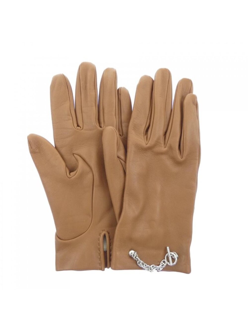 Hermes Bonnie Chaine Glove Brown